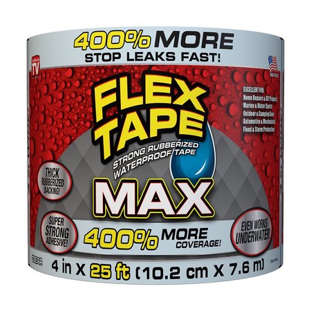 FLEX SEAL Flex Tape Clear Max 4In X 25Ft Tape TFSMAXCLR04